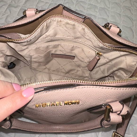 MICHAEL KORS Leather Dome Satchel - Picture 7 of 7